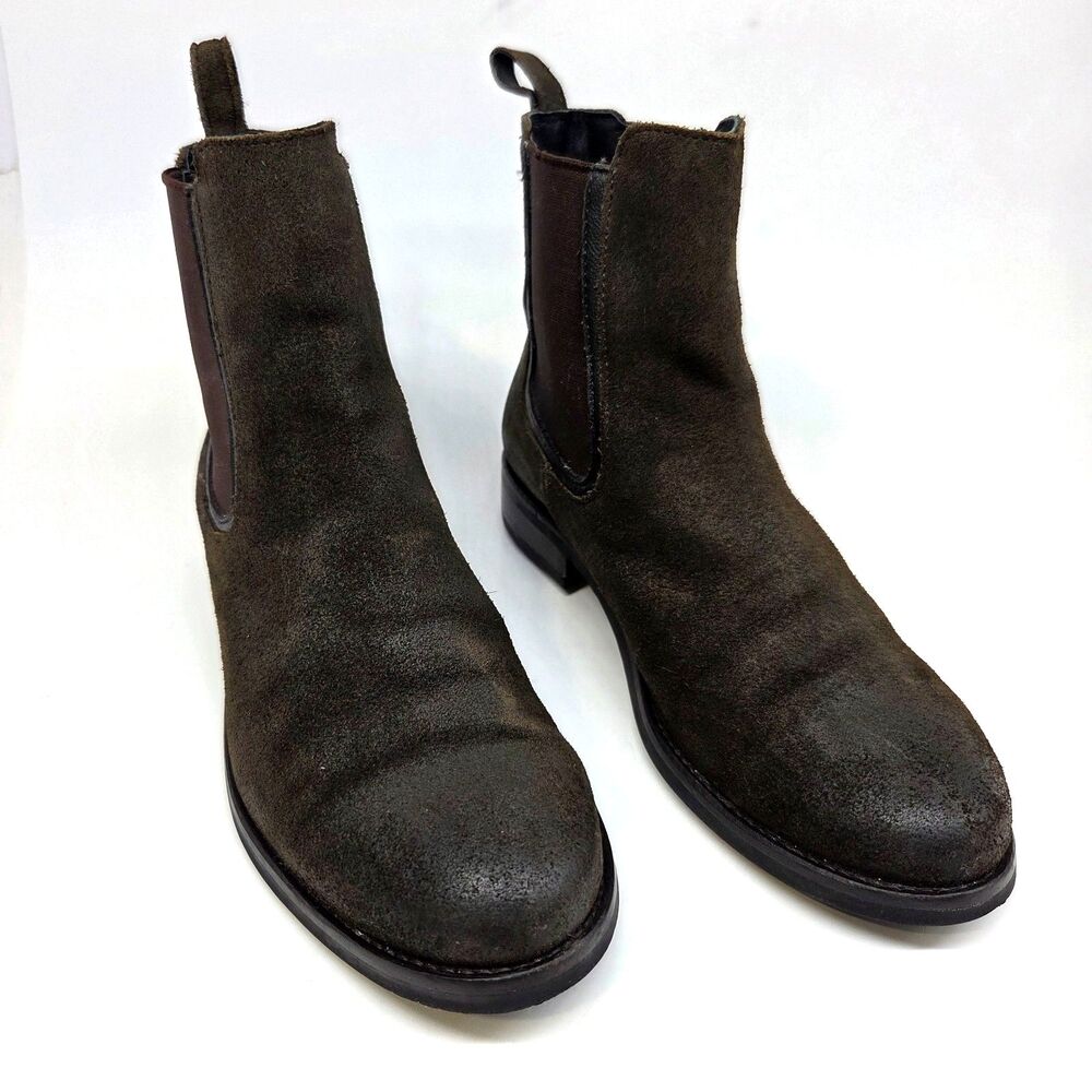 Thursday Boot Company Womens Dark Olive Chelsea Ankle Boots Size US 5